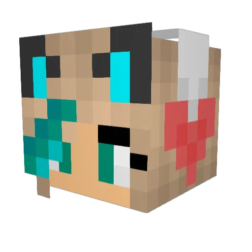 elinedu29 Minecraft avatar head, 3D render