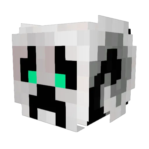 eliopag Minecraft avatar head, 3D render