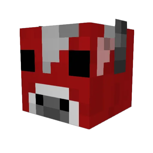 eliotbuisson Minecraft avatar head, 3D render