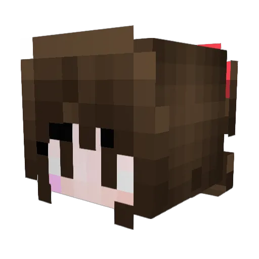 elipaci Minecraft avatar head, 3D render