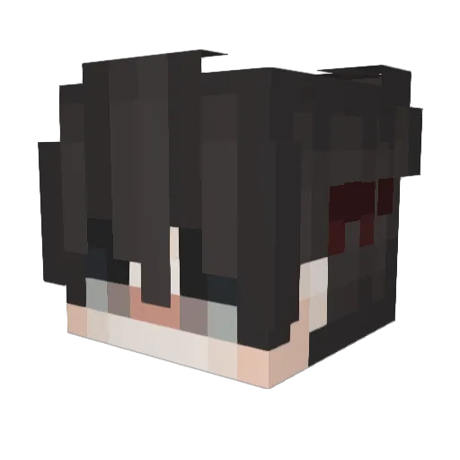 eliplaysstuff Minecraft avatar head, 3D render