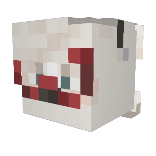 eliprismMC Minecraft avatar head, 3D render