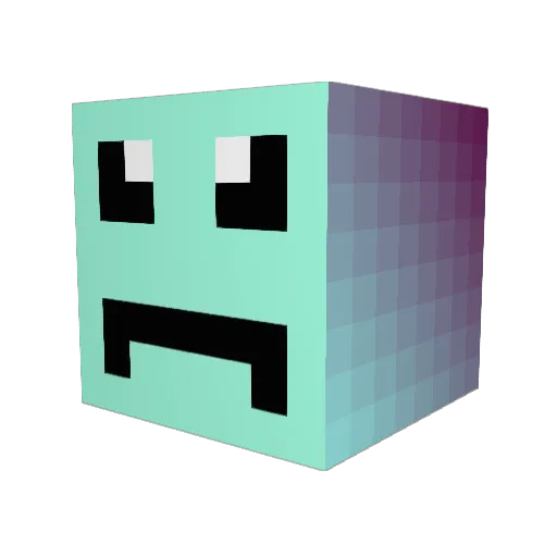 elisa_103 Minecraft avatar head, 3D render