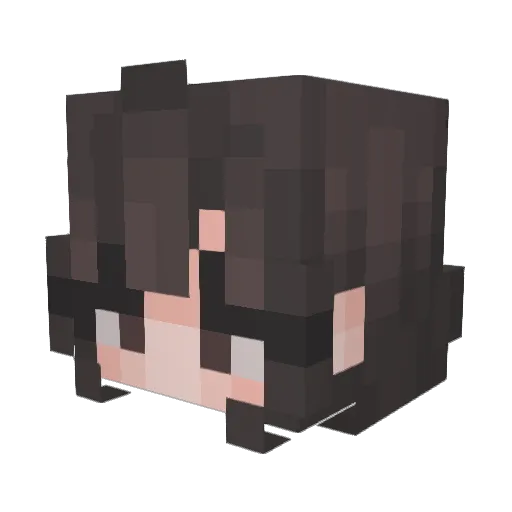 elisci Minecraft avatar head, 3D render