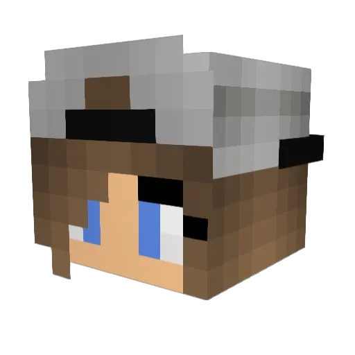 elise070 Minecraft avatar head, 3D render