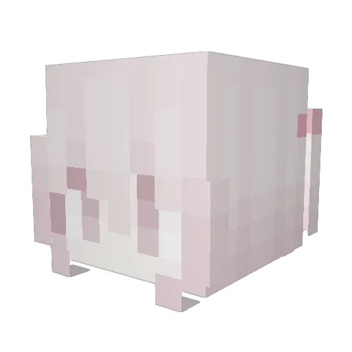 elishaO_o Minecraft avatar head, 3D render