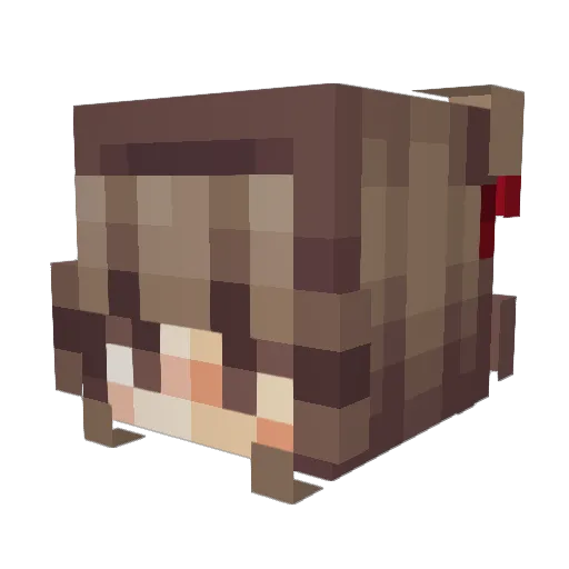 eliska20155 Minecraft avatar head, 3D render