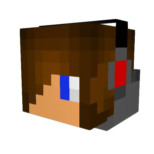 elistrawn Minecraft avatar head, 3D render