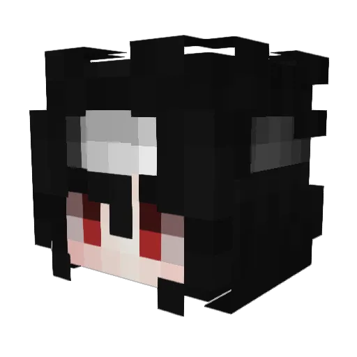 elisxbettqz Minecraft avatar head, 3D render