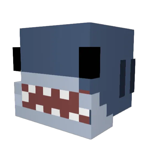 elite__sky Minecraft avatar head, 3D render