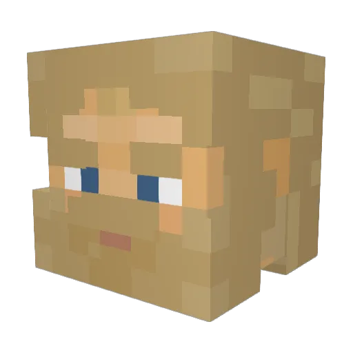 elite_jh Minecraft avatar head, 3D render