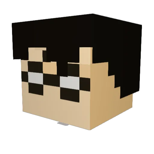 elitepooper1 Minecraft avatar head, 3D render