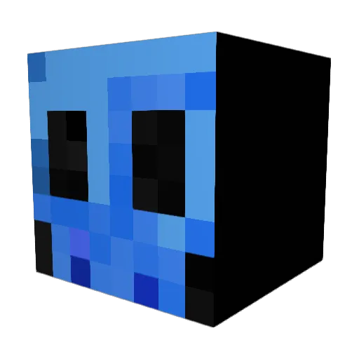 eliteskullyYT Minecraft avatar head, 3D render