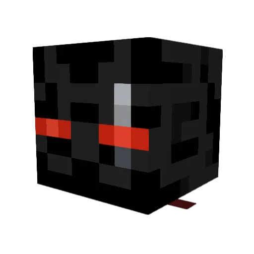 elithinks Minecraft avatar head, 3D render