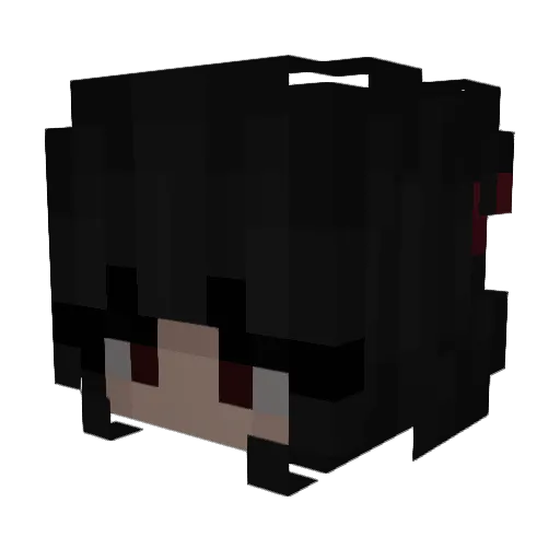 eliui Minecraft avatar head, 3D render