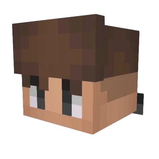 elixs7 Minecraft avatar head, 3D render