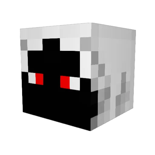 elixtherevived Minecraft avatar head, 3D render