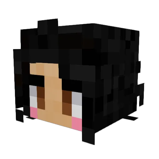 elizabeth_pie Minecraft avatar head, 3D render