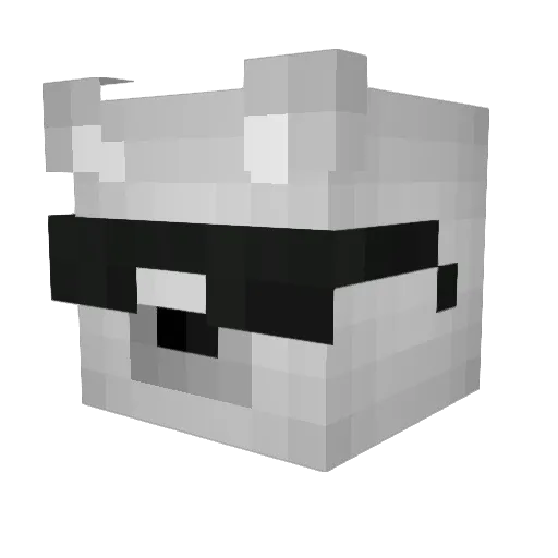 eljerejaja Minecraft avatar head, 3D render