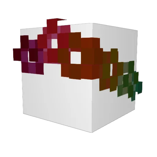 eljust Minecraft avatar head, 3D render