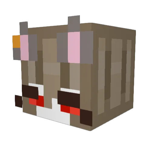 elkmilk Minecraft avatar head, 3D render