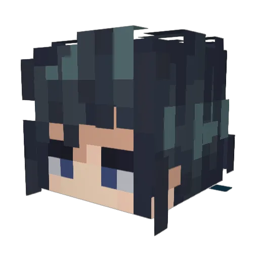 elkokazo Minecraft avatar head, 3D render