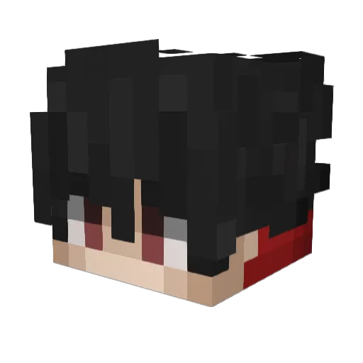 elkoplon Minecraft avatar head, 3D render