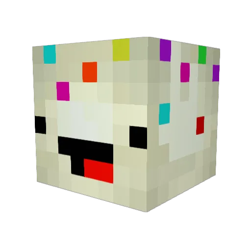 ellahenderson Minecraft avatar head, 3D render
