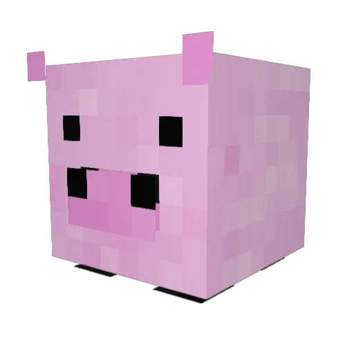 ellalink1 Minecraft avatar head, 3D render