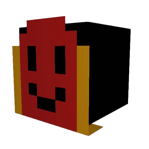 ellam04 Minecraft avatar head, 3D render