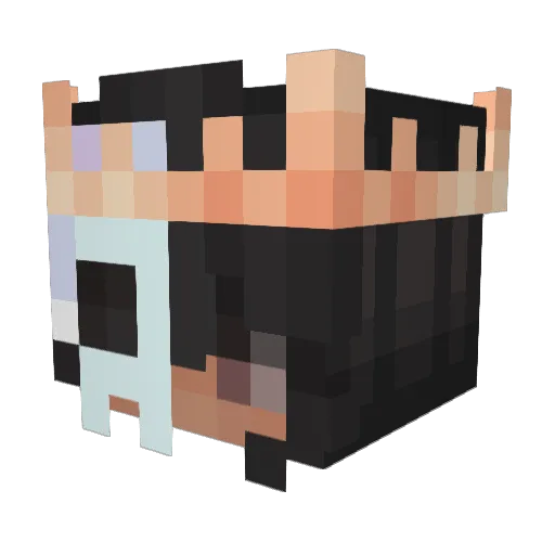ellamaayo Minecraft avatar head, 3D render