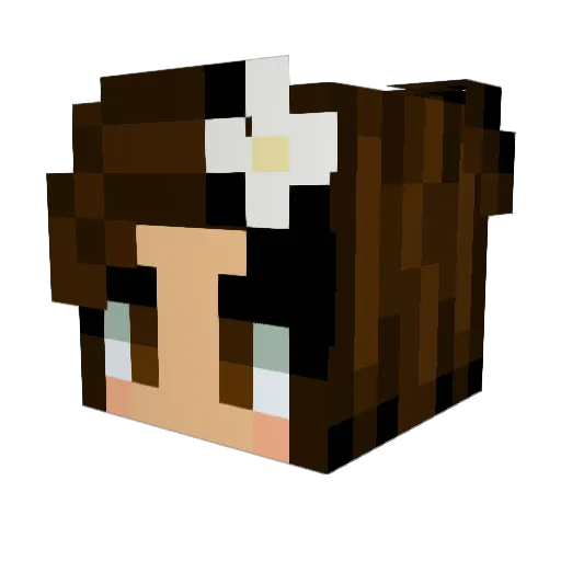 ellamc18 Minecraft avatar head, 3D render