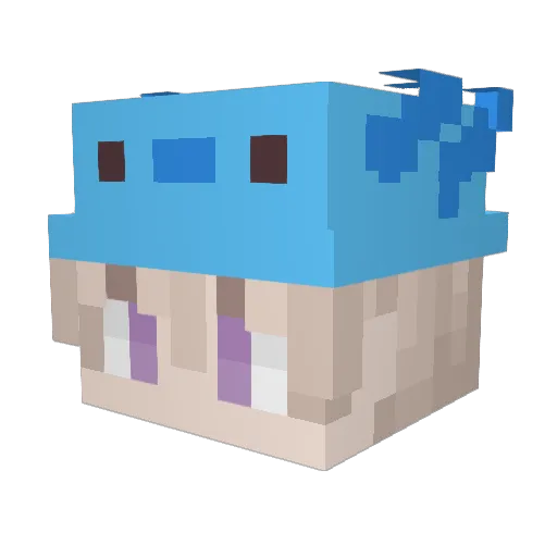 elli0937 Minecraft avatar head, 3D render