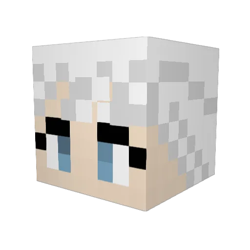 elliag Minecraft avatar head, 3D render
