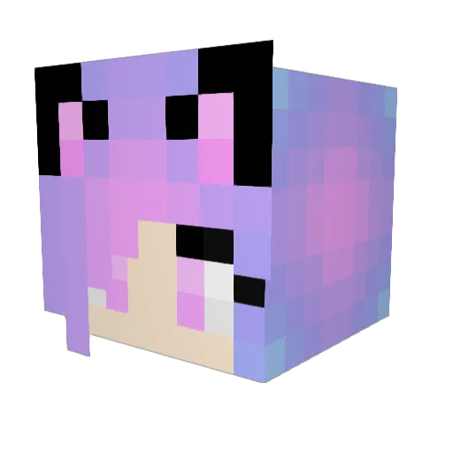 ellieherb06 Minecraft avatar head, 3D render