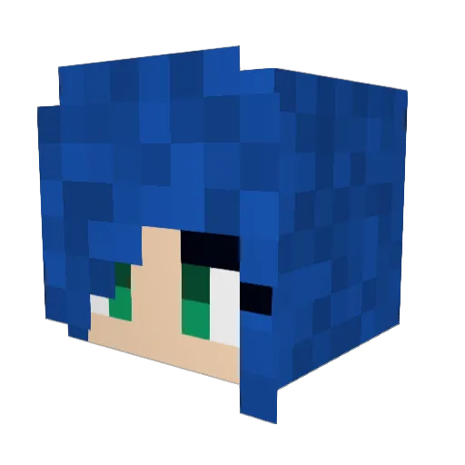 elliej2003 Minecraft avatar head, 3D render