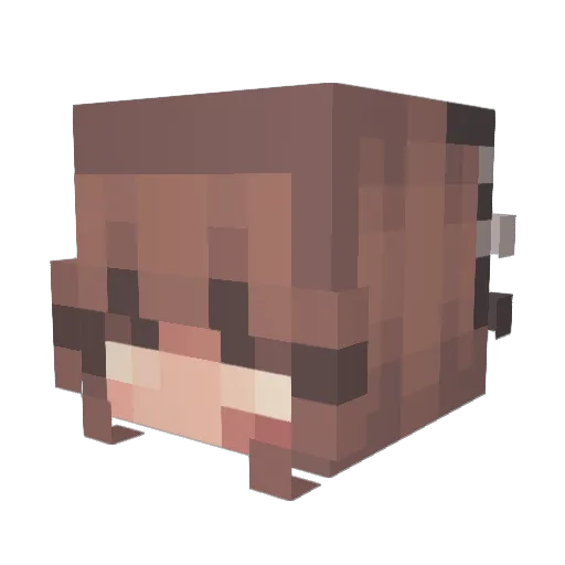 elliejpeg Minecraft avatar head, 3D render