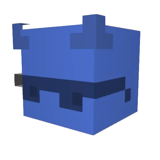elliepierce8 Minecraft avatar head, 3D render