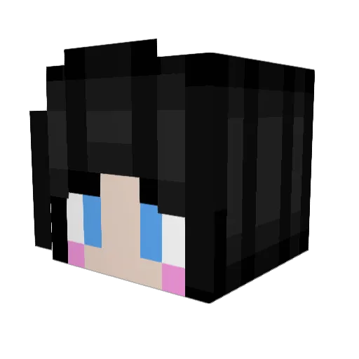 ellieplays16 Minecraft avatar head, 3D render