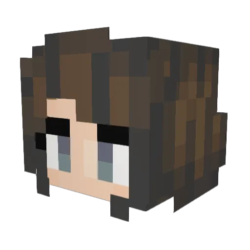 elliesite34 Minecraft avatar head, 3D render