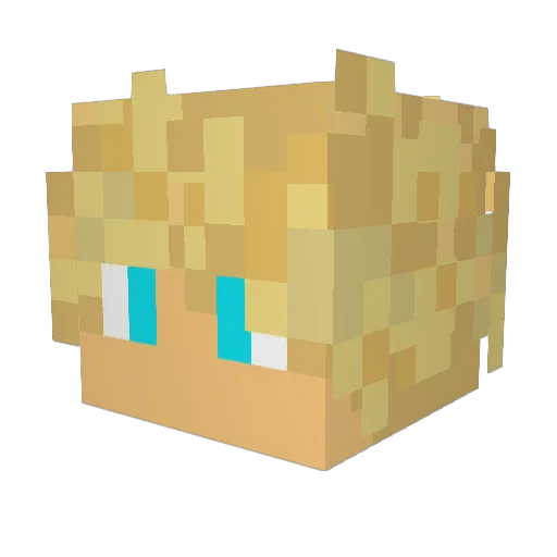 elliot4711 Minecraft avatar head, 3D render