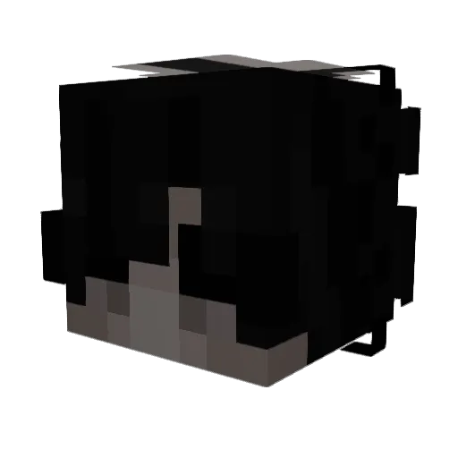 elliotfinne Minecraft avatar head, 3D render