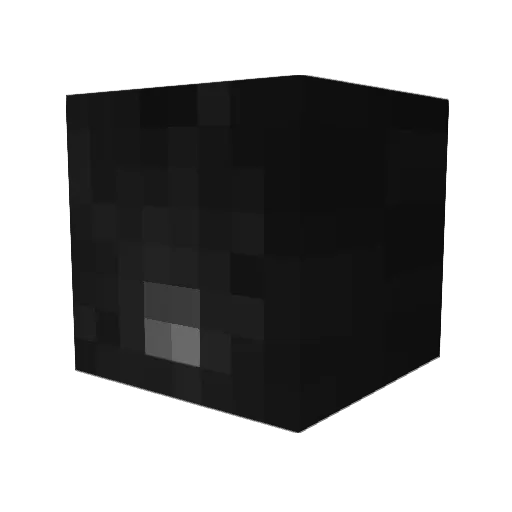 elliotian Minecraft avatar head, 3D render