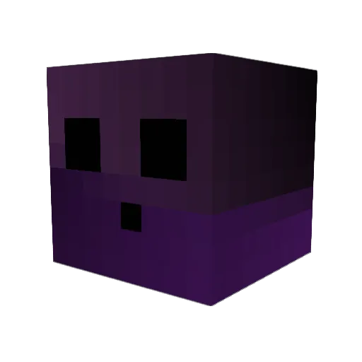 elliotrclark Minecraft avatar head, 3D render
