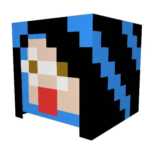 elliotrtd Minecraft avatar head, 3D render