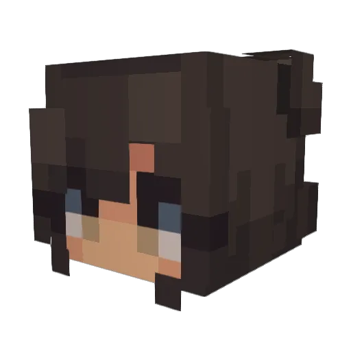 ellisenellisen Minecraft avatar head, 3D render