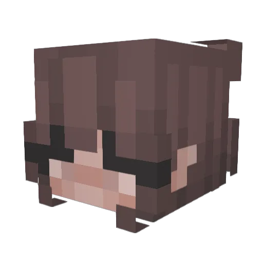 ellllo Minecraft avatar head, 3D render