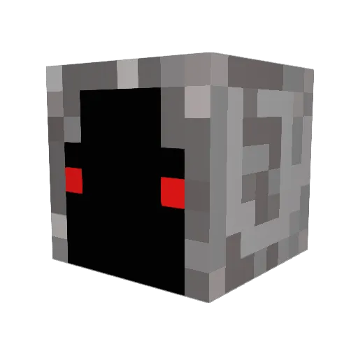 ellman1 Minecraft avatar head, 3D render