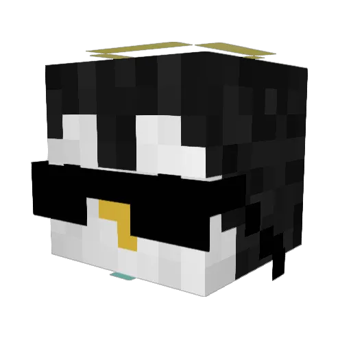ellxyr_ Minecraft avatar head, 3D render
