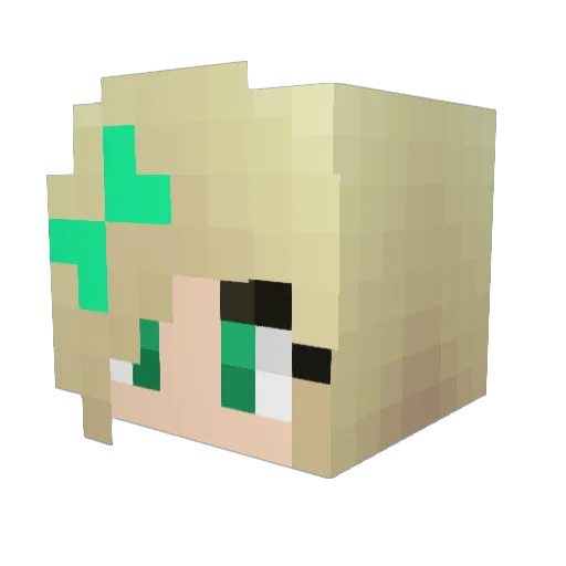 elly11 Minecraft avatar head, 3D render